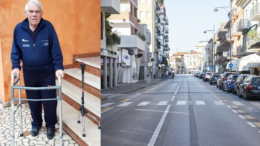 Antonio Mammoletto, 82 anni, derubato della sua bici a tre ruote in via XIII Martiri