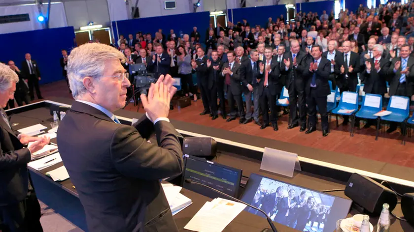 Ferrazza Venegazzù assemblea soci Veneto Banca 2014 nuovo consiglio di amministrazione e conclusioni Vincenzo Consoli