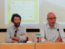 Conferenza stampa di presentazione del Festival della Politica che si terrà a Mestre a settembre - nella foto Pellicani e Cacciari