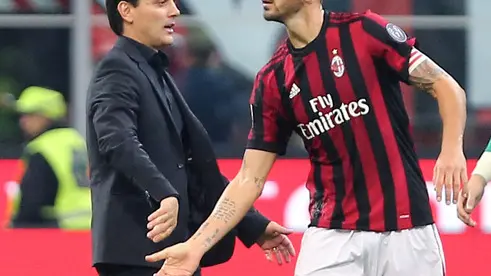 Vincenzo Montella e Leonardo Bonucci