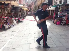 L'intervento per l'allarme bomba in Lista di Spagna