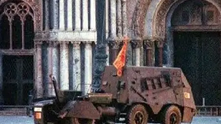 L'immagine del tanko dei Serenissimi come apparirà in una delle barriere ideate