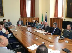 Interpress/M.Tagliapietra Venezia 16.09.2014.- Firma accordo sicurezza. Prefettura.