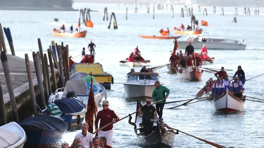 La regata contro il moto ondoso del 3 marzo scorso