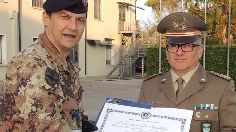 COLUCCI - DINO TOMMASELLA - SAN DONA' DI P. - Pasquale Iennaco di San Donà (è quello a destra) in alta uniforme