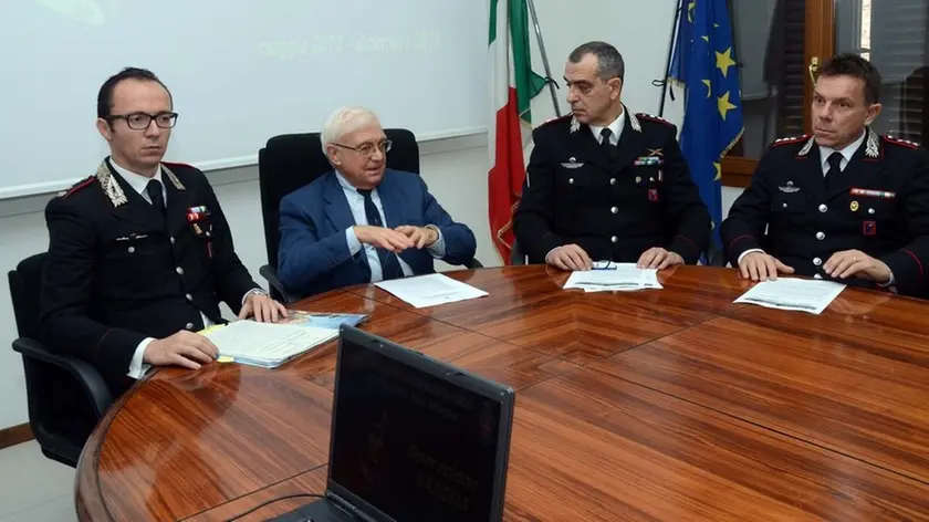 Interpress/gf.tagliapietra.19.12.2014.- Traffico internazionale di cocaina. Operazione "Barena". Da sx Graci, Delpino, Occhioni, Risottino.