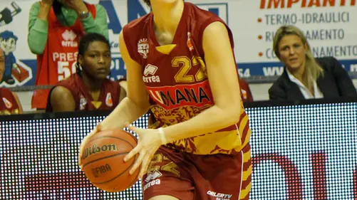 Partita basket femminile Umana Venezia VS Fila S. M. Lupari, Palasport Taliercio, Mestre. nella foto: Penna (Umana Venezia)