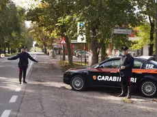 Un posto di blocco dei carabinieri