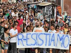 Interpress/Mazzega Venezia, 10.09.2016.-MANIFESTAZIONE "OCIO AE GAMBE CHE GO EL CAREO", ORGANIZZATA DAI RAGAZZI DEL GRUPPO GENERAZIONE '90.