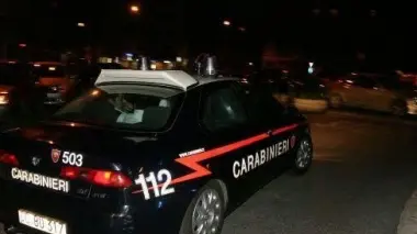 Una gazzella dei carabinieri. I militari sono intervenuti a Mirano