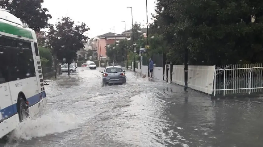 La zona del distretto sanitario a Martellago