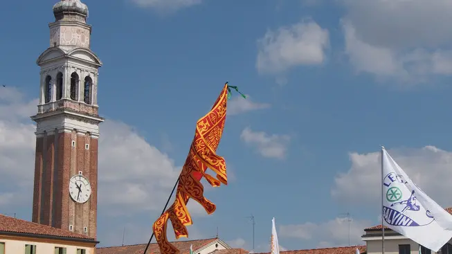 Lorenzo Porcile/Piazza Martiri della Libertà, Mirano / Visita di Matteo Salvini a Mirano