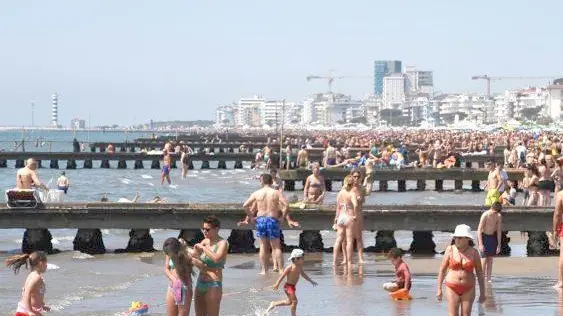 La spiaggia di Jesolo