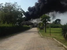 L'incendio alla Urban Costruzioni di Jesolo