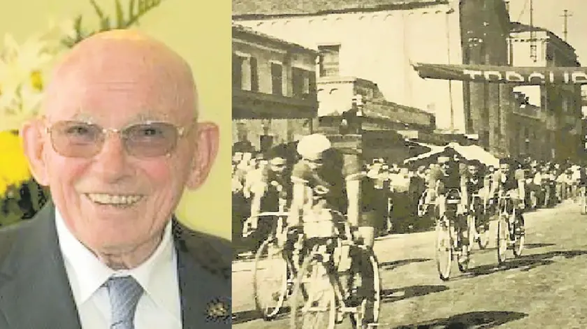 Cesare Martignon e lo storico arrivo al traguardo sulla Brentana nel 1947