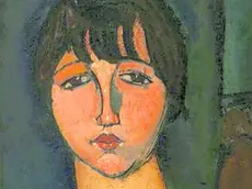 Modigliani Amedeo, La femme en blouse marine (1916)