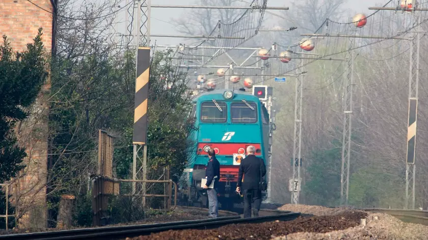 I rilievi di un incidente ferroviario