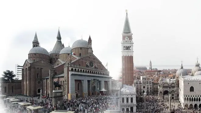 SALMASO - FOTOMONTAGGIO PADOVA VENEZIA