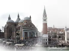 SALMASO - FOTOMONTAGGIO PADOVA VENEZIA