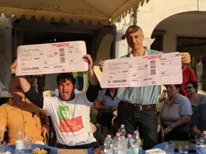 Conferenza stampa del comitato SìAmo Palais Lumiere in piazza Ferretto in seguito alla dichiarazione di Pierre Cardin che rinuncia alla costruzione della torre