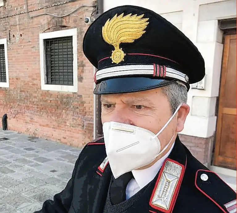 Il comandante della stazione di Cannaregio, Stefano Cuffaro