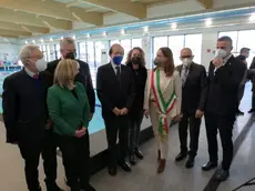 La sindaca Martina Vesnaver e le autorità presenti all'inaugurazione