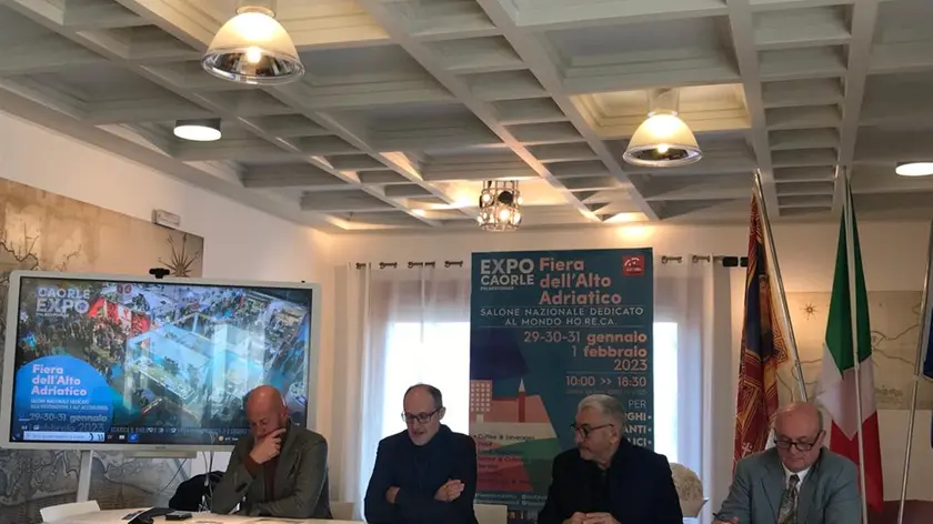 La conferenza stama di presentazione della Fiera dell'Alto Adriatico