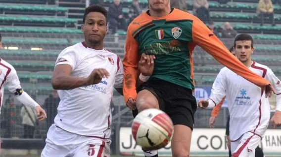 Cruccu Interpress/Tagliapietra Venezia 06.01.2013.- Calcio Venezia/Valle'e d'aoste. Dìapollonia, Maracchi