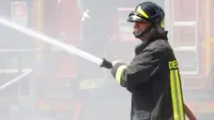 I vigili del fuoco sono intervenuti in via Torino