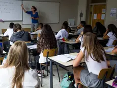 01/09/2016 Gent. Primo giorno del nuovo anno scolastico alla scuola superiore Nieuwen Bosch