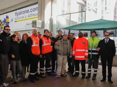 Presidio lavoratori ATA all'aeroporto Marco Polo di Tessera