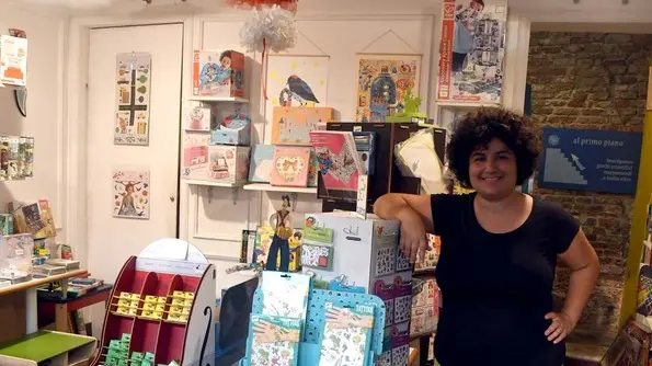 Interpress/M.Tagliapietra Venezia 13.09.2018.- Lanterna Magica a San Barnaba chiude. Manuela Bueti.