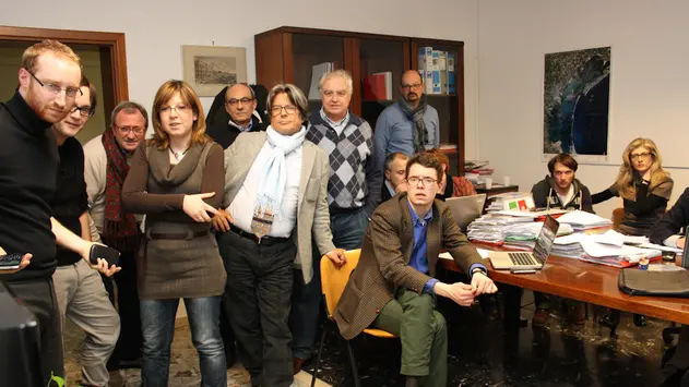 Sede del PD in via Checchin a Mestre.