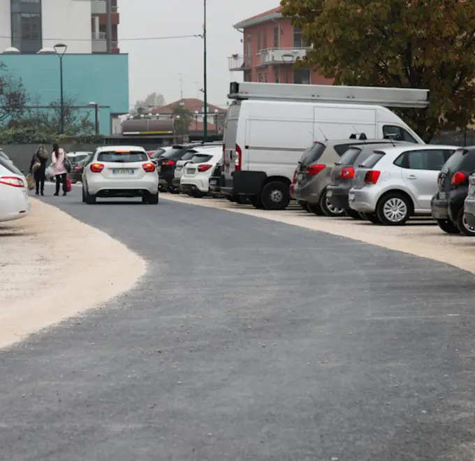 Agenzia Candussi, giornalista Chiarin. Reportage sulla situazione dell'aerea dell'ex ospedale Umberto I, Mestre.