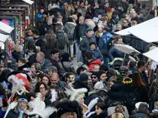 Interpress/M.Tagliapietra Venezia 04.02.2018.- Carnevale. Rialto