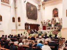 FUNERALE ELENA FURLAN PRESSO LA CHIESA DI CASELLE SAN GIACOMO APOSTOLO. LA DONNA DECEDUTA DANDO ALLA LUCE LA FIGLIA MARIA VITTORIA.