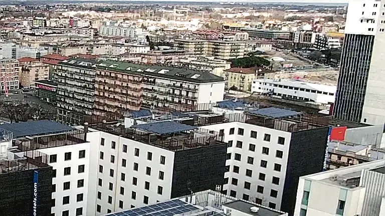 La zona alberghiera di via Ca’ Marcello, a Mestre