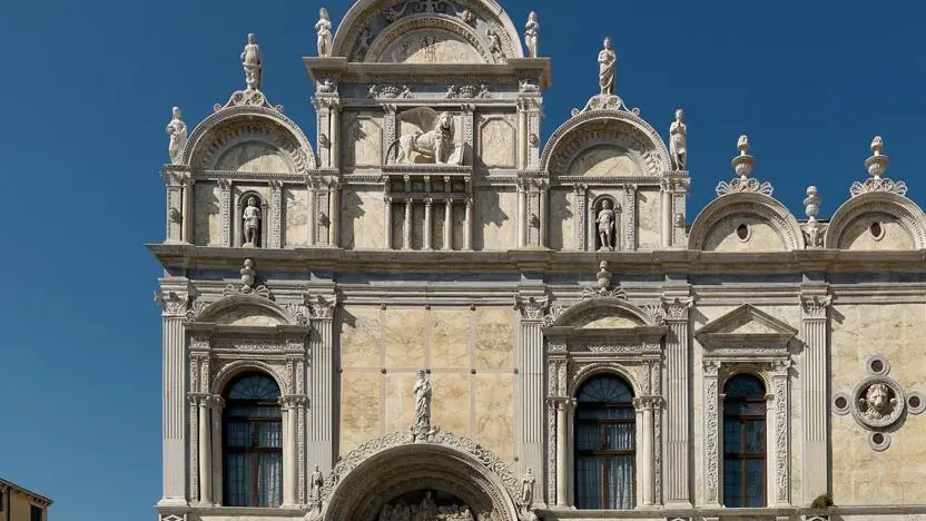 L'ingresso dell'ospedale Civile di Venezia
