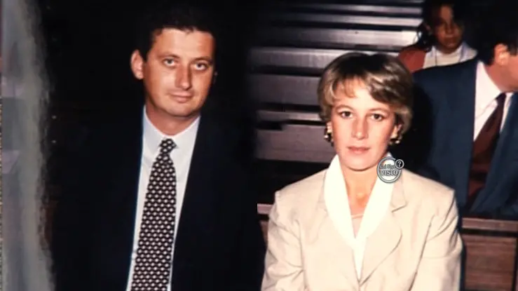 Renzo Dekleva e Lucia Manca novelli sposi