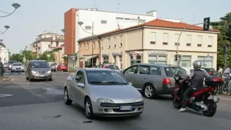 Traffico in via Orlanda a Campalto