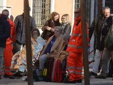 Interpress/M.Tagliapietra Venezia 17.02.2015.- Incendio appartamento in fondamenta della Sensa a Cannaregio.