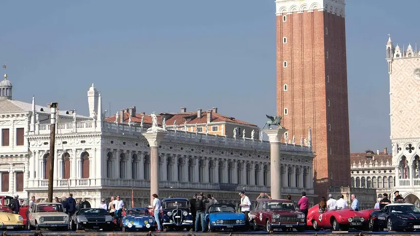 Lido/ Venezia 15/10/2017.Seconda edizione dell' Historic car Venice Venice organizzato dall'ACI.