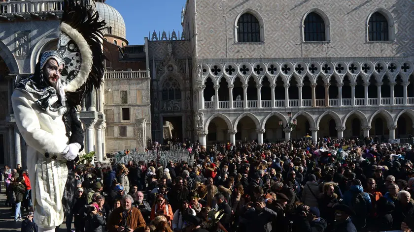 Interpress/M.Tagliapietra Venezia 10.02.2018.- Carnevale. Sabato Grasso. San Marco. Maschera