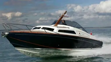 Il motoscafo Levi Corsair realizzato a Portegrandi che sarà al salone di Londra