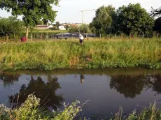 MOGLIANO SUICIDIO MADRE E FIGLIO FIUME ZERO IN FOTO LUOGO RITROVAMENTO CADAVERI annegati mogliano