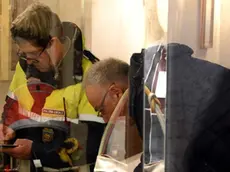 Interpress/M.Tagliapietra Venezia 23.01.2018.- Controlli USL e Polizia Locale, Osteria da Luca, Mercerie.
