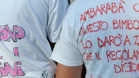 Interpress/Mazzega Venezia, 24.09.2014.- Sciopero del personale dei Nidi e delle scuole dell'infanzia del Comune di Venezia.- Nella foto a Piazzale Roma.-