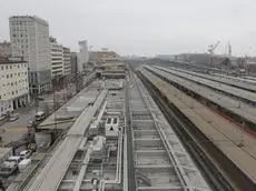 La stazione di Mestre vista dall'alto