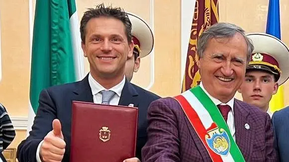 Morris Cerron e Luigi Brugnaro