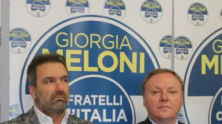 Foto Agenzia Candussi/ Scattolin/ Mestre, via Lazzari 1/ Presentazione dei candidati di Fratelli d'Italia alle elezioni politiche 2018